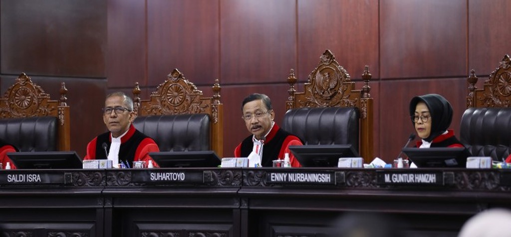 Sidang Mahkamah Konstitusi membahas gugatan syarat pendidikan Gibran Rakabuming Raka