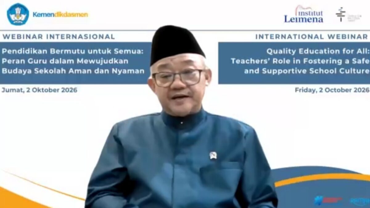 Mendikdasmen: Keteladanan Guru Jadi Kunci Sekolah Aman dan Nyaman