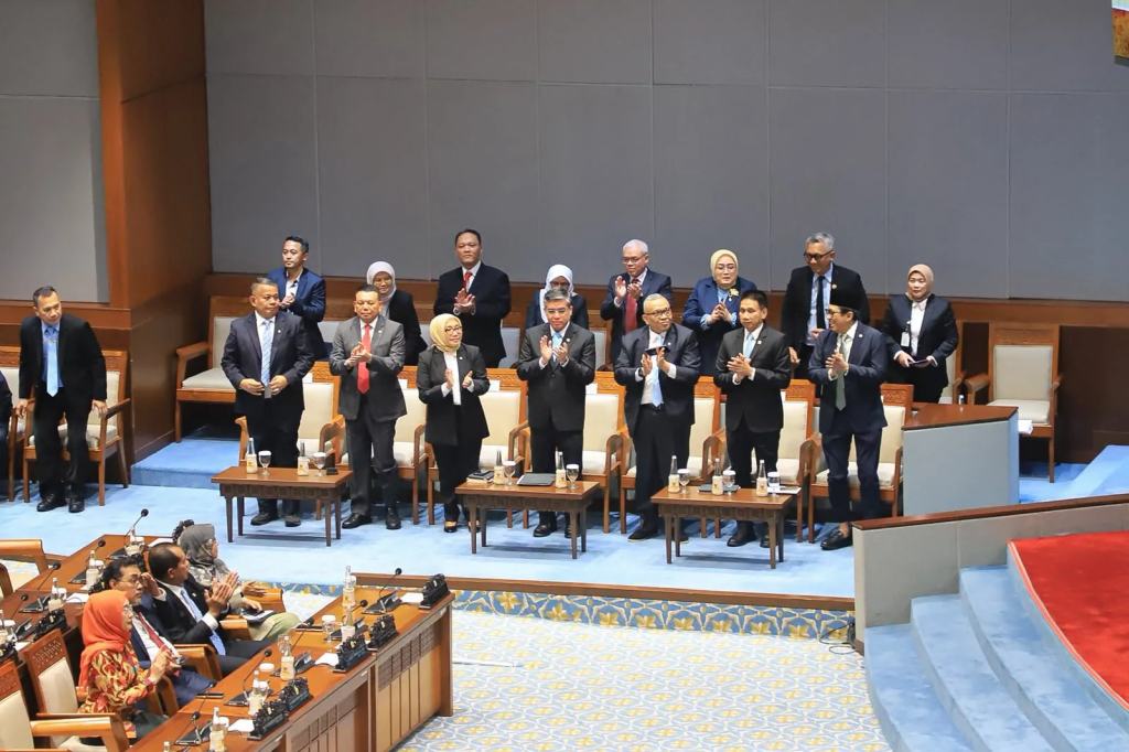 Menteri PPPA Arifah Fauzi membahas pelindungan perempuan pekerja dalam UU Ketenagakerjaan