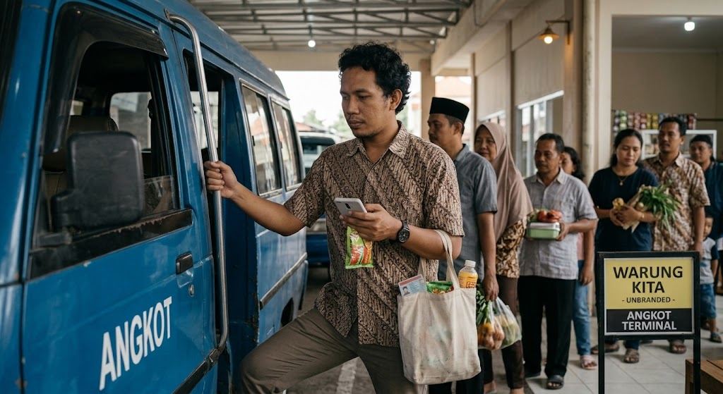Anak muda mengatur anggaran dan mengevaluasi pengeluaran untuk menerapkan gaya hidup hemat.