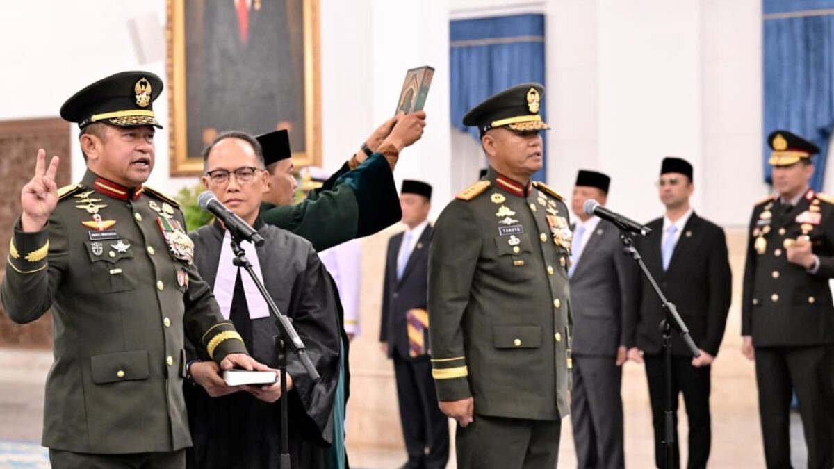 Prabowo Lantik Maruli Simanjuntak Jadi Wakil Panglima TNI, Rangkap Kepala Badan Pengelola Perbatasan
