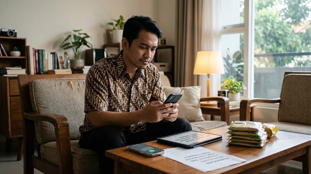 Ilustrasi aplikasi WhatsApp pada ponsel yang terdampak perubahan sistem operasi